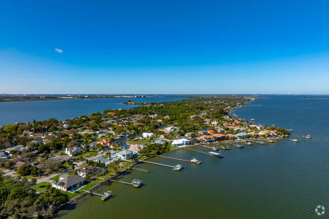 Aerial view of Merritt Island, FL
