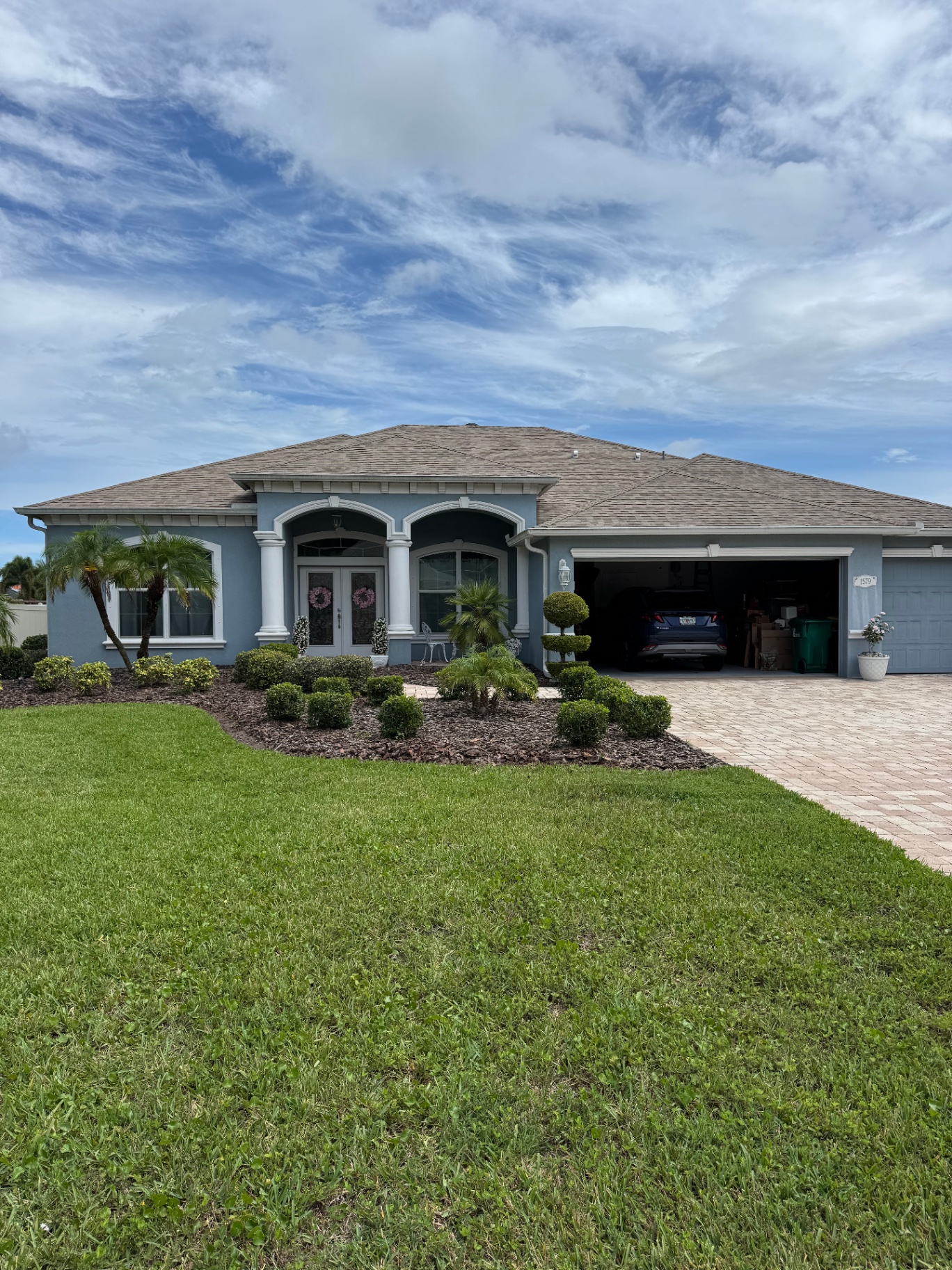 Completed architectural shingle roof on a Florida home by ProCraft Renovations