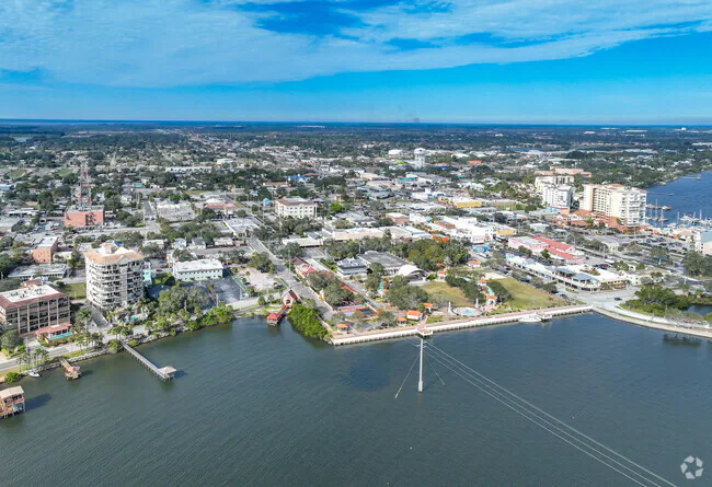 Aerial view of Cocoa, FL