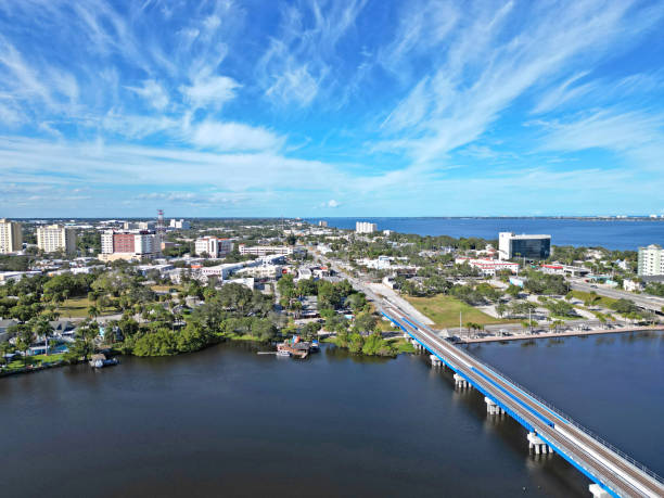 Aerial view of West Melbourne, FL