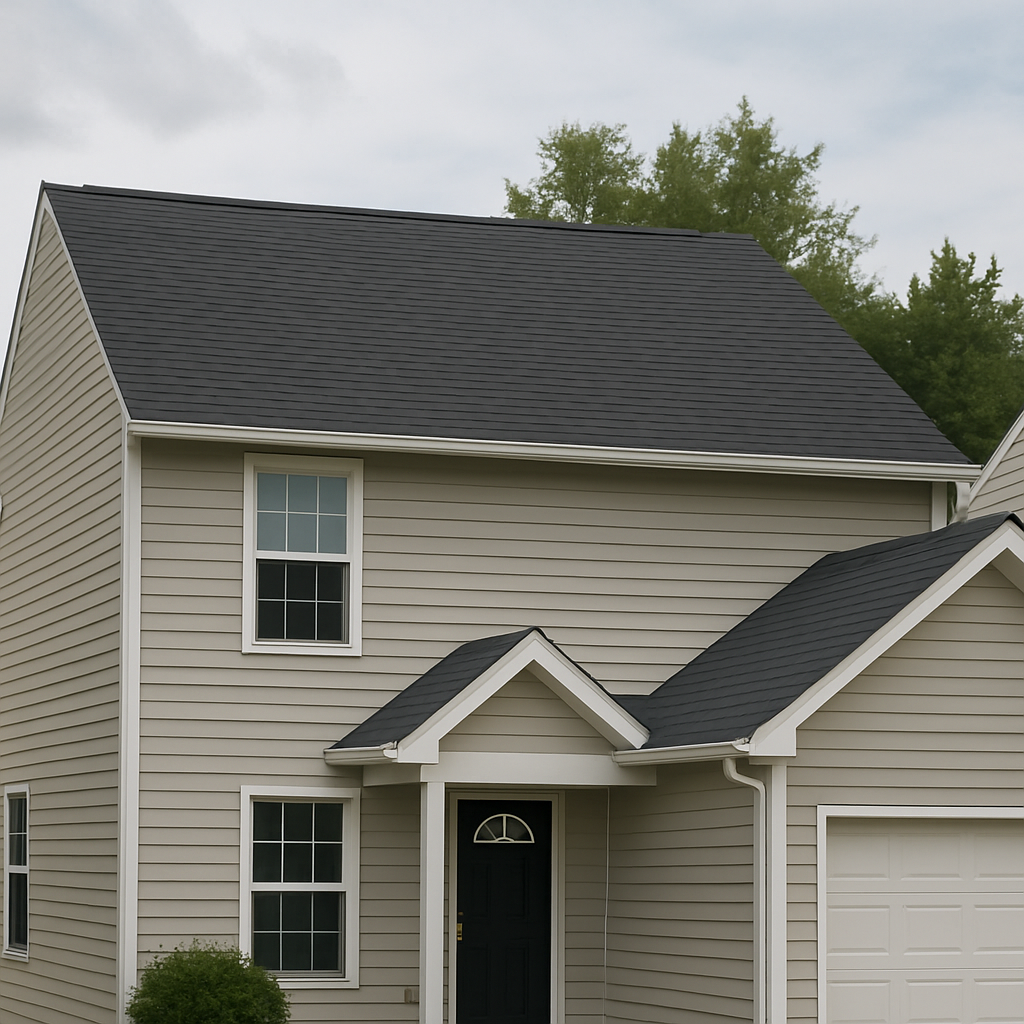 After: new roof installed by ProCraft Renovations