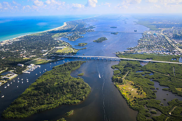 Aerial view of Vero Beach, FL